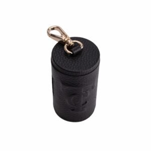 Cylindrical poop bag holder